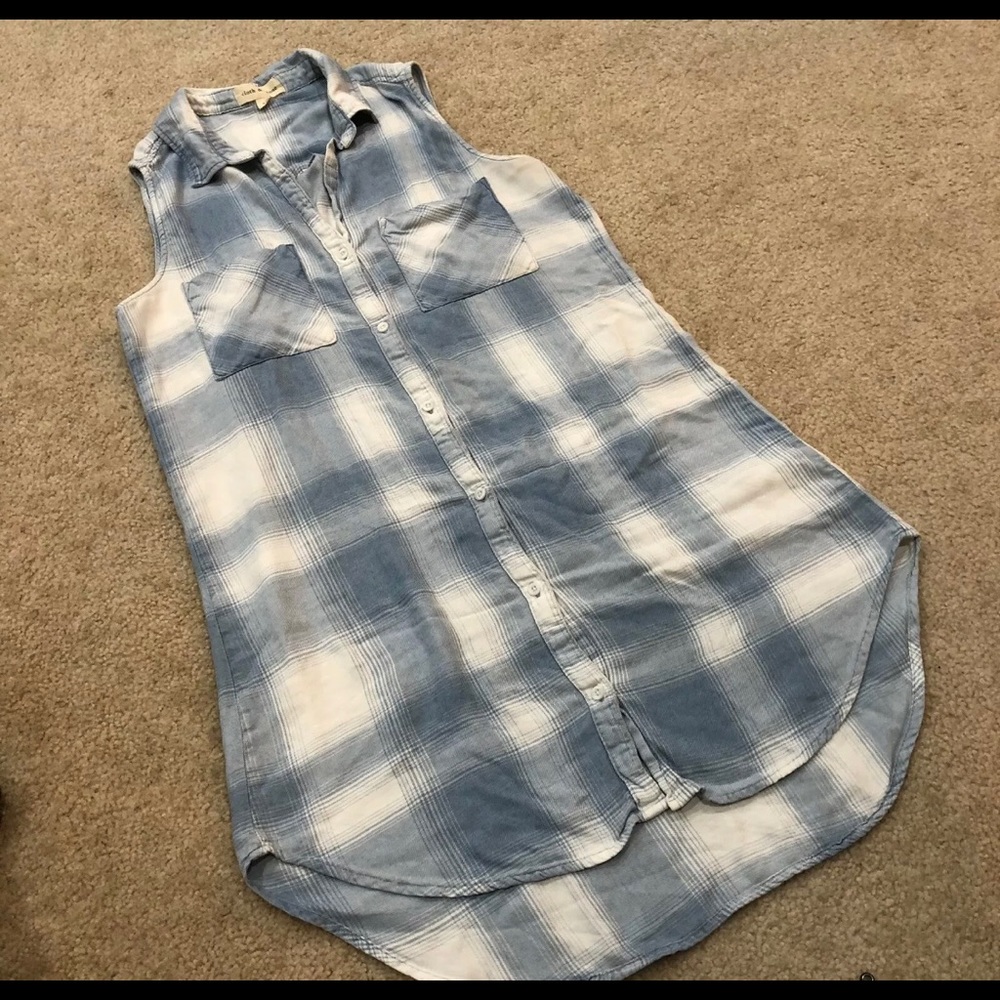 Cloth and stone button up dress